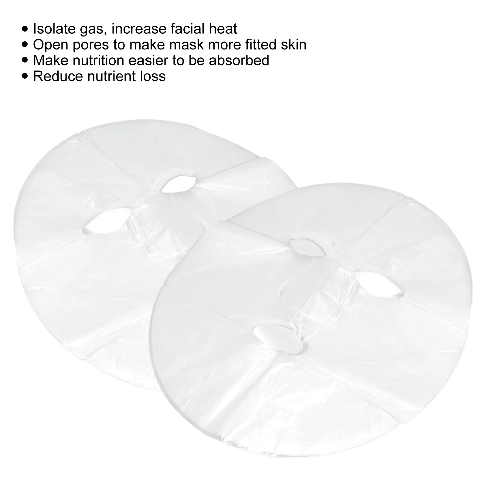 100pcs Facial Mask DIY Preservative Film Disposable Prevent Evaporation Moisture Retention Face Mask Wrapped Paper - Image 2