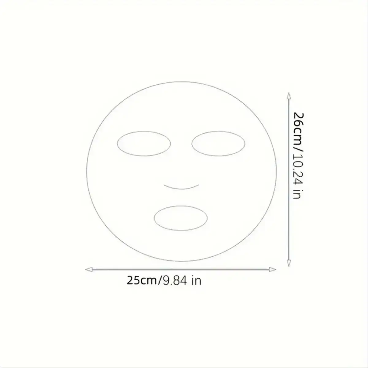100pcs Unscented Facial Mask Paper Sheets - Hydrating, Moisture-Retentive, Disposable DIY Film Wrap for Skin Care, Softening - Image 2