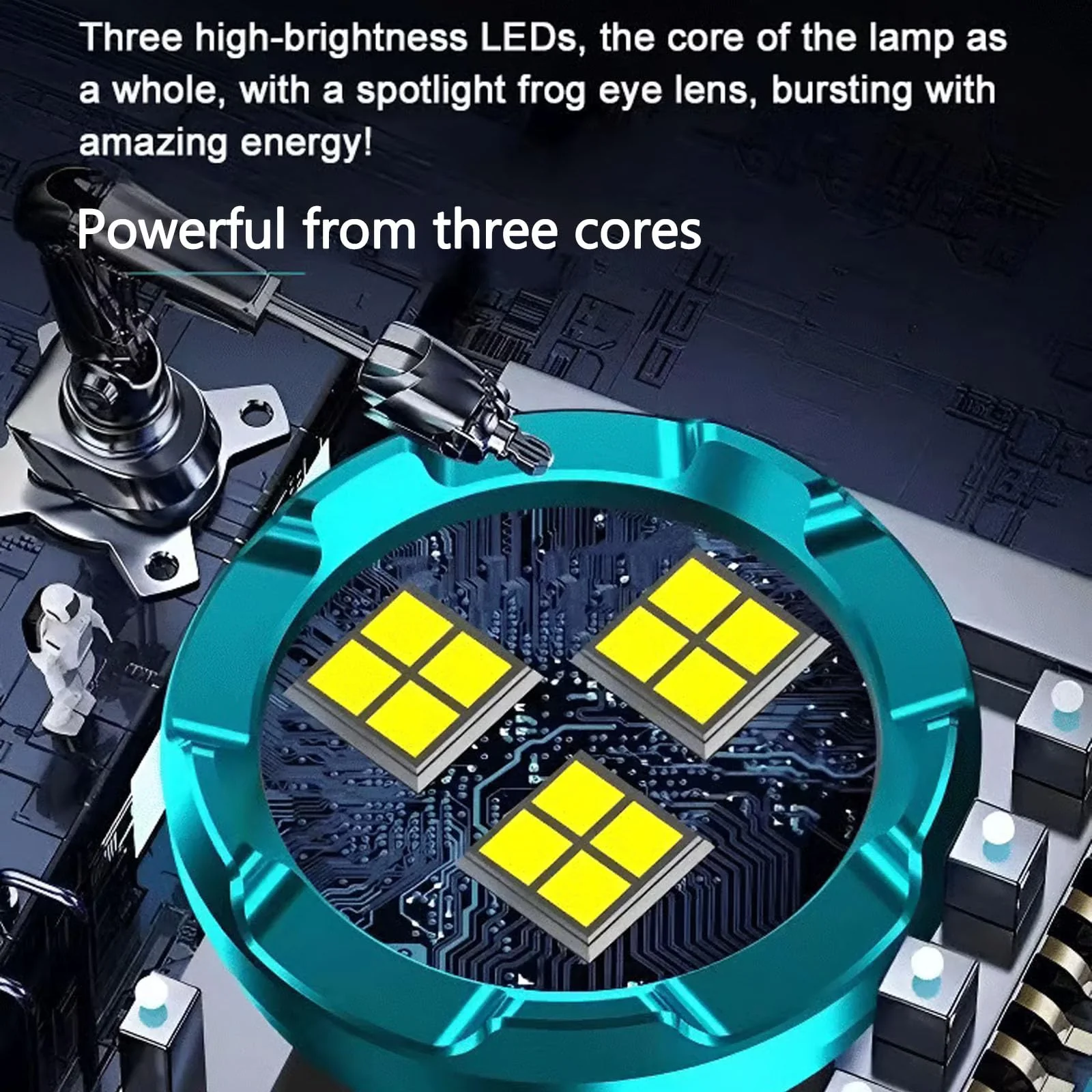 ✨Three-Eyed Monster Mini Flashlight 🔦🧰— Ultra-Bright Rechargeable LED Torch | Compact, Long-Range & Water-Resistant - Image 4