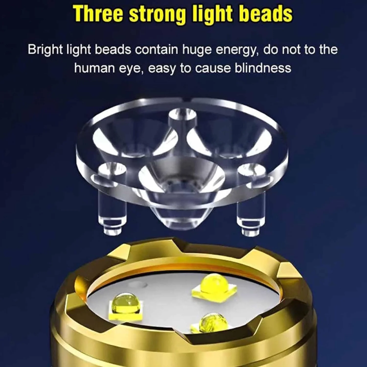 ✨Three-Eyed Monster Mini Flashlight 🔦🧰— Ultra-Bright Rechargeable LED Torch | Compact, Long-Range & Water-Resistant - Image 5
