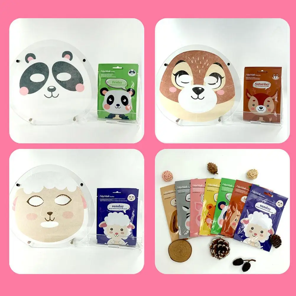 Cute Cartoon Facial Mask Moisturizing Hydrating Mask Deep Moisturizing Tender Skin Mask Dog Panda Pig Animal Mask Skin Care - Image 4