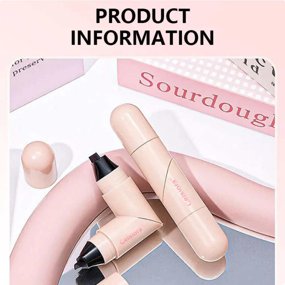 🔥Last Day Promotion 70% OFF🎉Celsiora® Dual-Head Eyeliner Stamp Pen - Quick-Dry, Smudge-Proof - Image 5