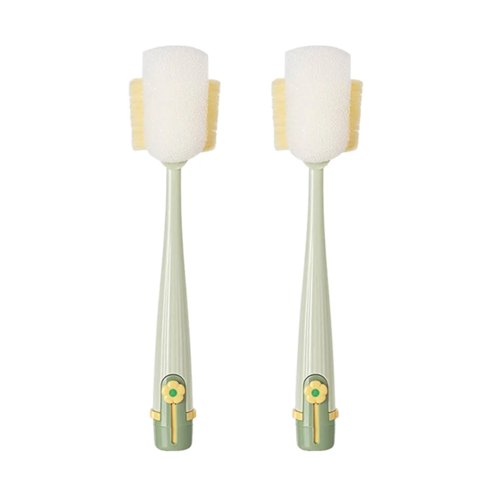 🧽🫧Multifunktionale 5-in-1 Flaschenbürste – Ideal zur Reinigung von Becherdeckeln & für Küchenarbeiten im Haushalt - Image 2