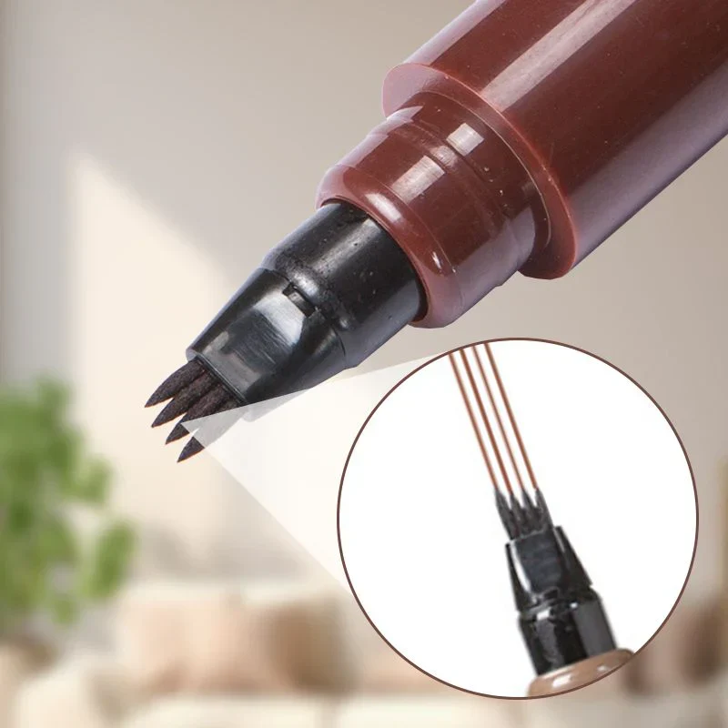 🌸✨4-Tip Microblade Pen for Brows & Beards – Waterproof, Smudge-Proof & Natural Look - Image 7
