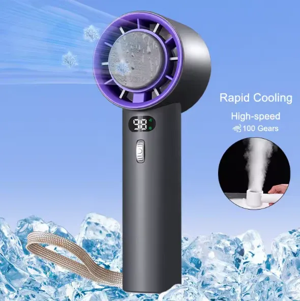 🌬️❄️Portable Handheld Fan🍃, USB Rechargeable Cooling Fan, Adjustable Fan for Home Office School Travel