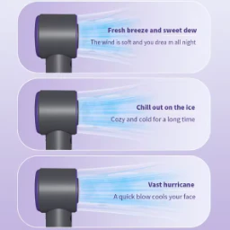 🌬️❄️Portable Handheld Fan🍃, USB Rechargeable Cooling Fan, Adjustable Fan for Home Office School Travel - Image 3