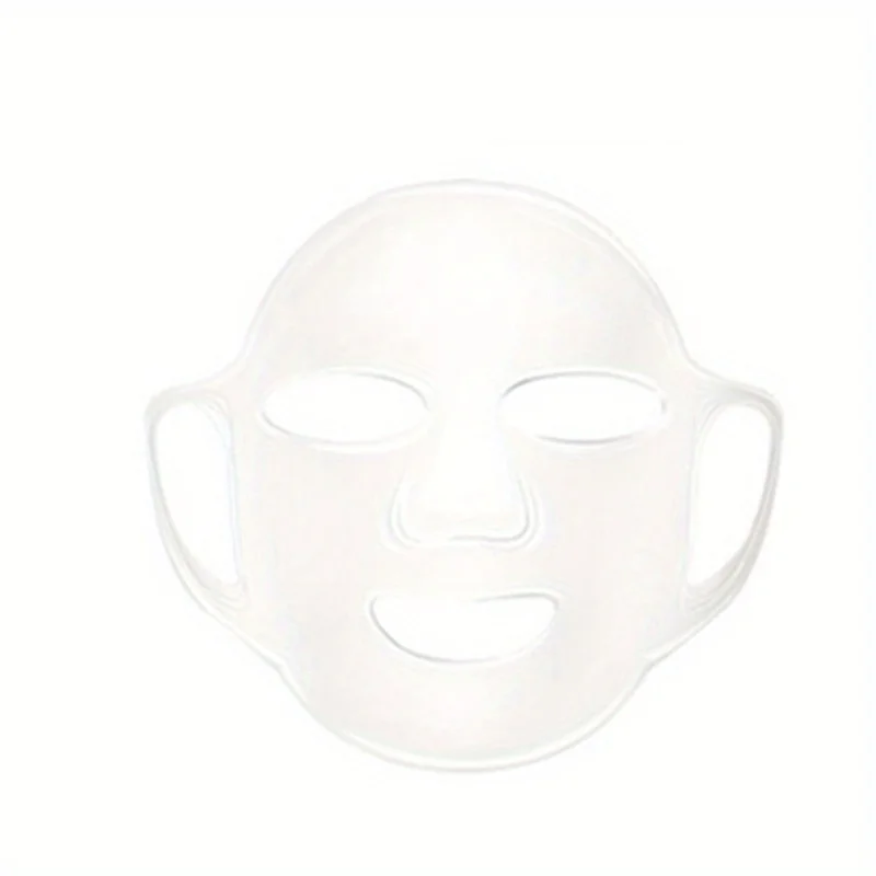 Silicone mask cover, ear-mounted fixed mask to moisturize and absorb essence, reusable facial care tool - Image 7