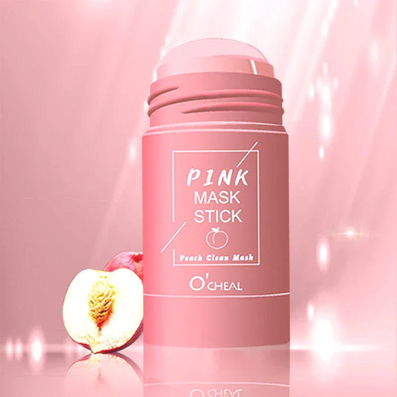 Solid facial mask Stick Green Tea Honey Peach Cleaning Pore Moisturizing Long Charcoal Eggplant Mud Film - Image 7