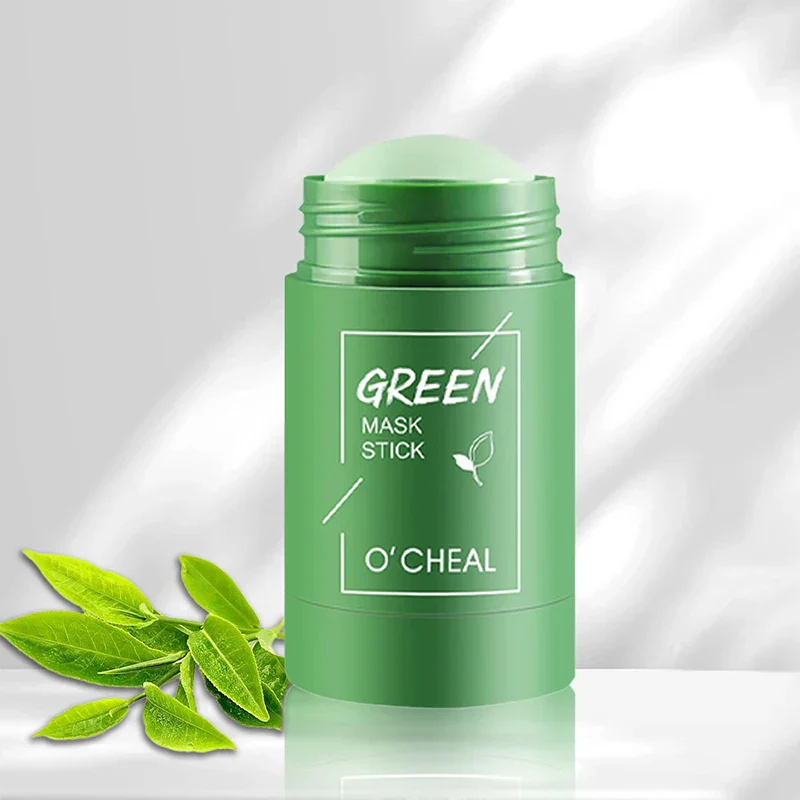Solid facial mask Stick Green Tea Honey Peach Cleaning Pore Moisturizing Long Charcoal Eggplant Mud Film - Image 9