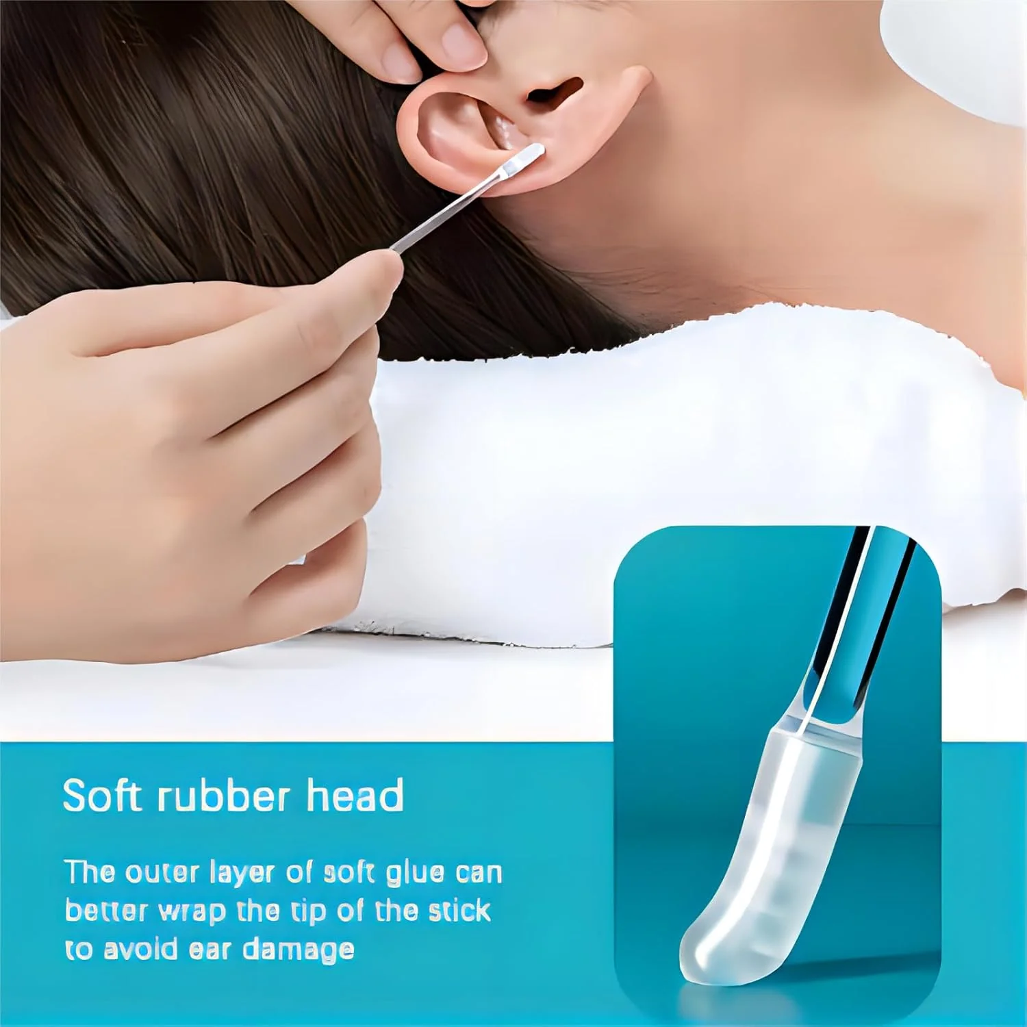 👂🏻🫧Ear Cleaning Tool Stick Earwax Remover Sticks Ear Pick - Image 5