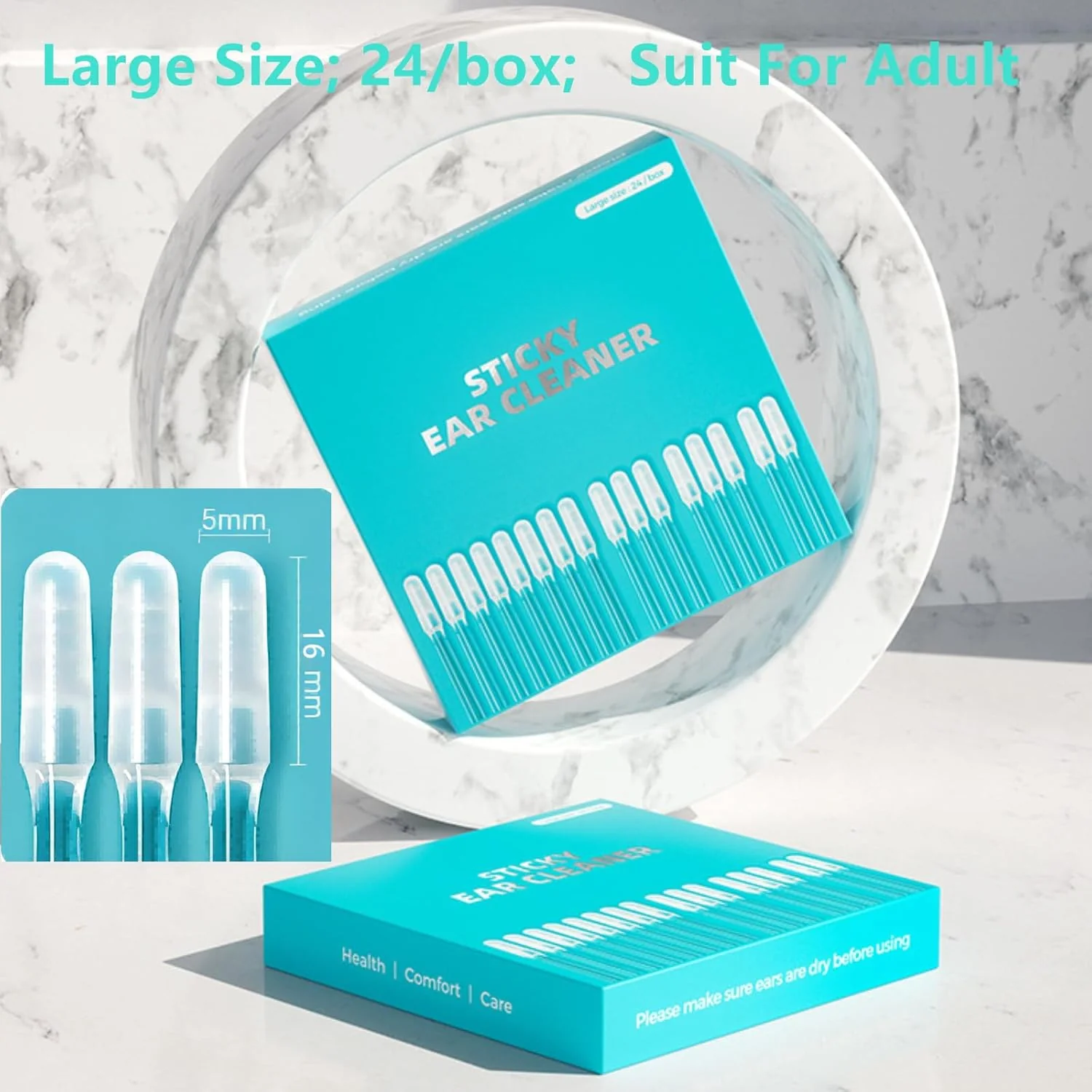 👂🏻🫧Ear Cleaning Tool Stick Earwax Remover Sticks Ear Pick - Image 6
