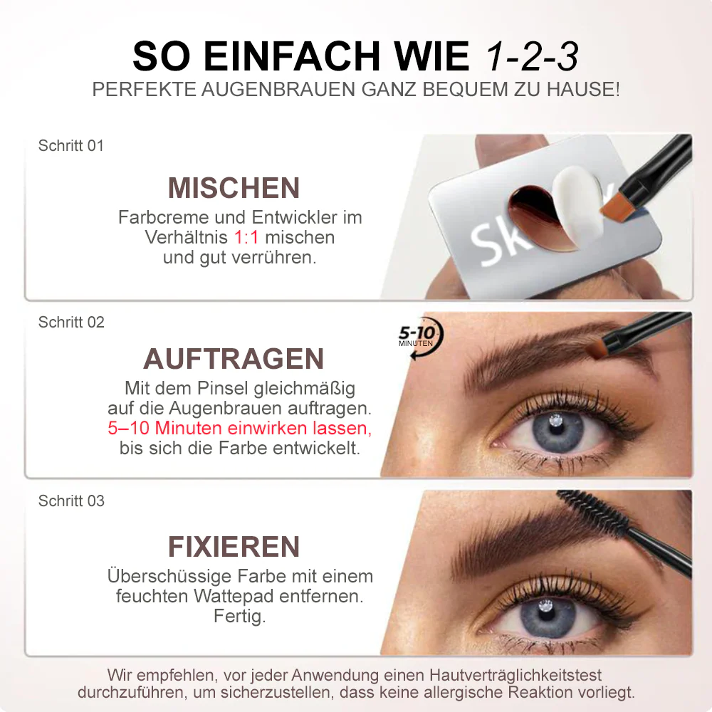 ✨💖 Celsiora® Eyebrow Tint Kit,Long-lasting Waterproof Sweat-proof - Image 8