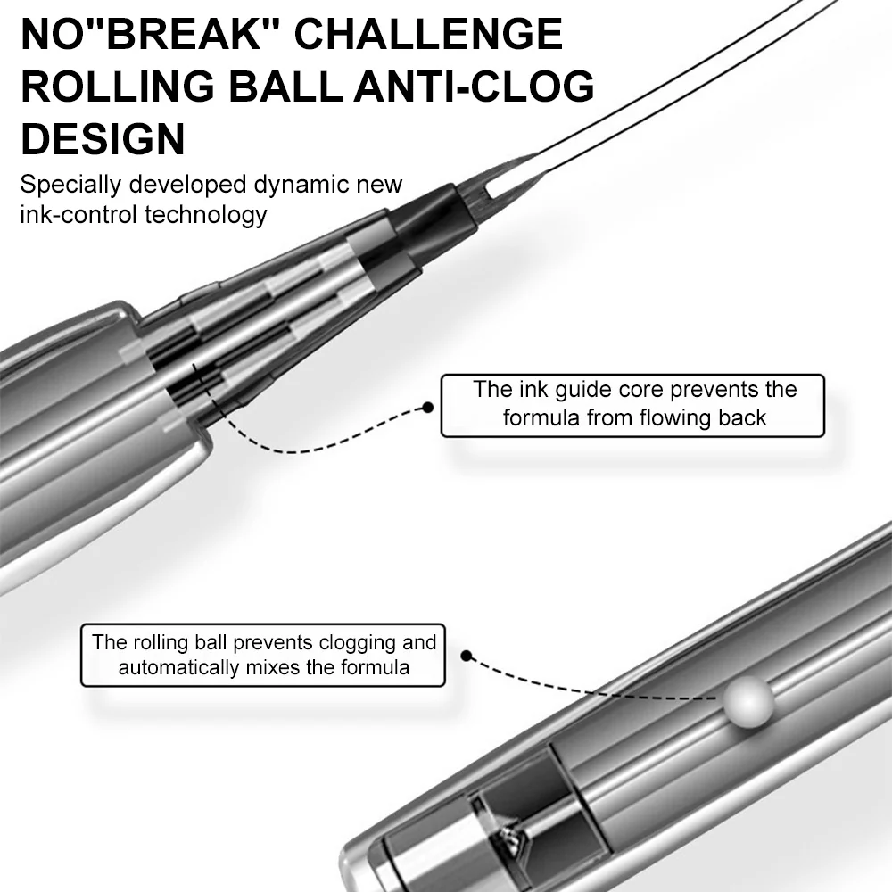 ✨🪶Waterproof Ultra-Fine 2-Tip Fork Eyebrow Pen👁️ – Natural Hair-Like Strokes, Smudge-Proof & Long-Lasting - Image 3