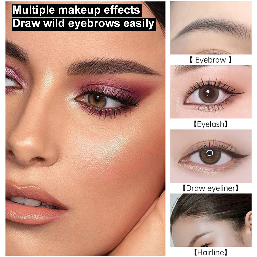 ✨🪶Waterproof Ultra-Fine 2-Tip Fork Eyebrow Pen👁️ – Natural Hair-Like Strokes, Smudge-Proof & Long-Lasting - Image 6