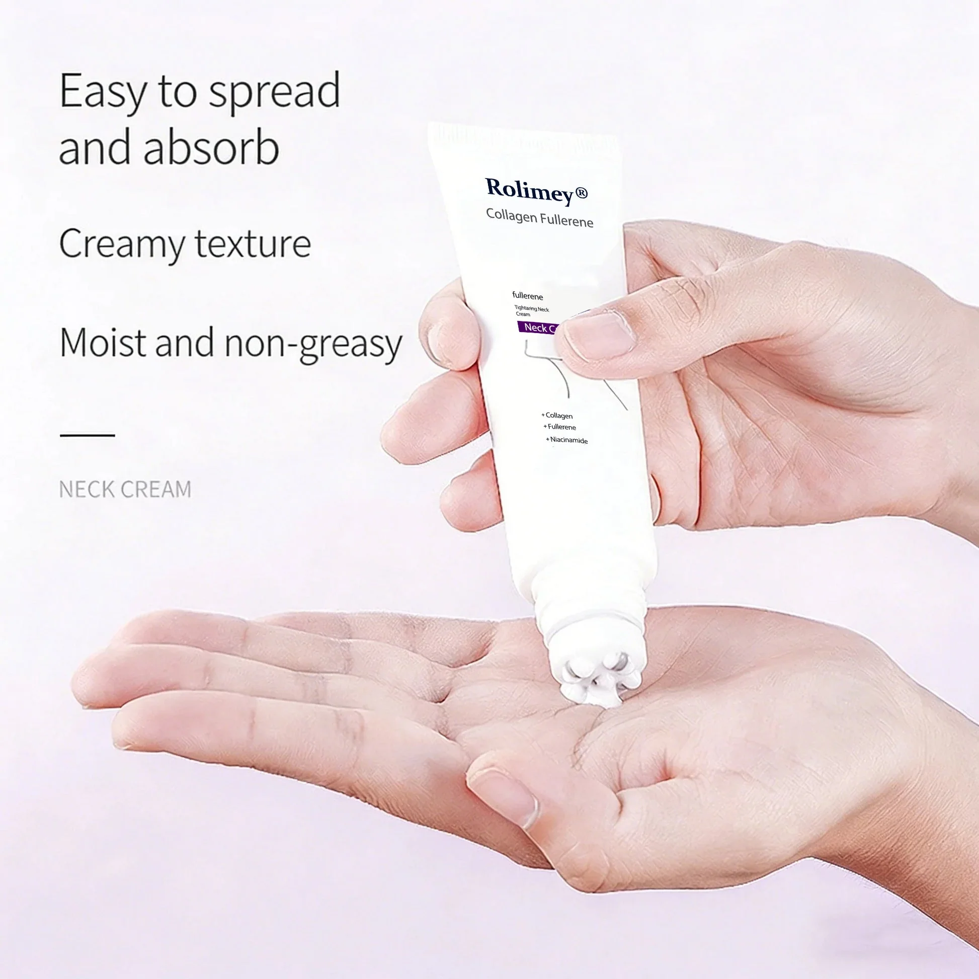🪄Rolimey® Neck Firming Roller Cream | Collagen & Hyaluronic Acid Anti-Ageing Cream for Wrinkles, Sagging Skin & Double Chin - Image 8