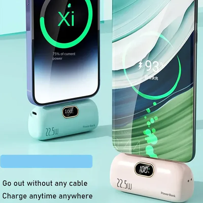 up🔋 New Products Limited Time Offer ⚡ 5000mAh Mini Portable Phone Power Bank - Image 3